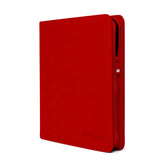 MintKeeper - Premium 12-Pocket Zip Card Binder - Red
